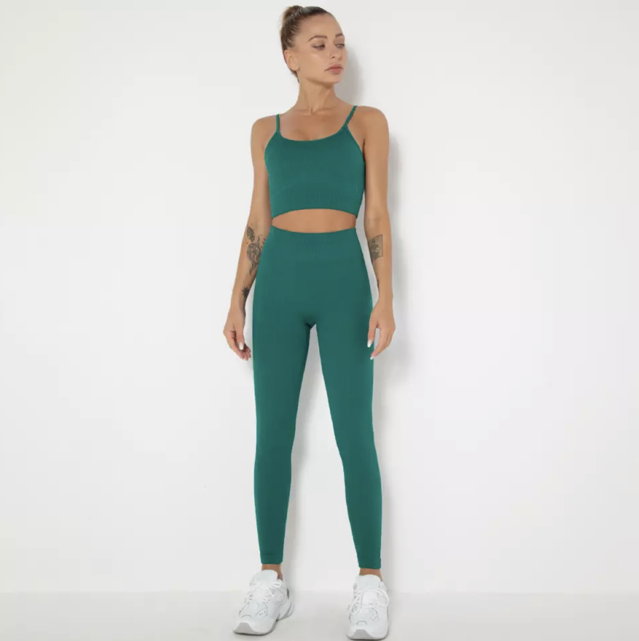 Fitness Yoga - Conjunto Top e calção ou leggings várias cores