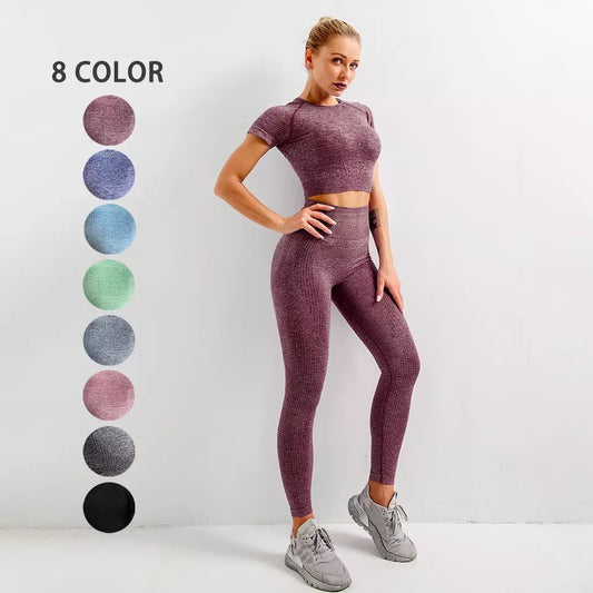 Fitness Yoga - Pack 2 top de manga e leggings