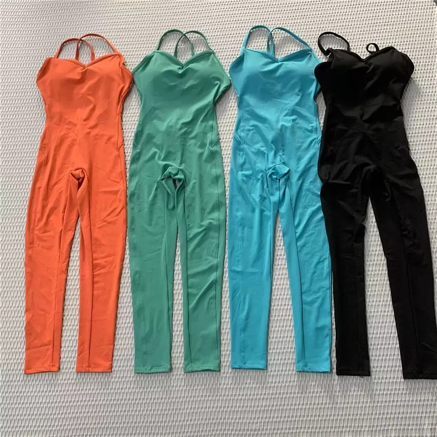 Fitness Yoga - Jumpsuit Macacão várias cores